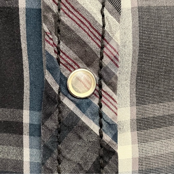 Levi’s Authentic Western Wear - vintage LVC - snaps plaid shirt - rare Delnap - Picture 4 of 10